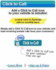 Have your customers call you from your website – for FREE-Easy Click