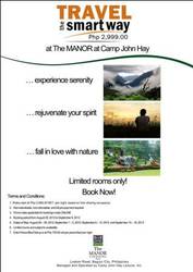 Baguio Promos at The Manor Hotel