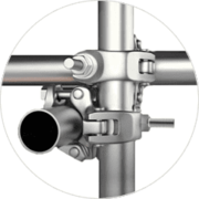 Tube and Coupler Scaffold for All Complex Structures