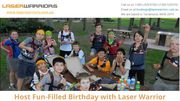 Host Fun-Filled Birthday with Laser Warrior