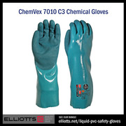 Chemical Protective Gloves - Liquid PVC Gloves