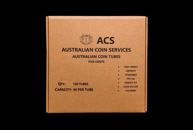   Maxi Box - 100 Australian Coin Tubes